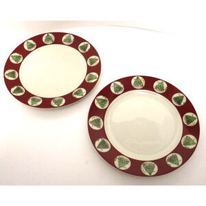 Canterbury Christmas Tree Collection 500th Anniversary 2 Dinner Plates